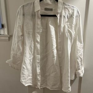 Everlane’s The Linen Relaxed Shirt Size 4 NWOT
